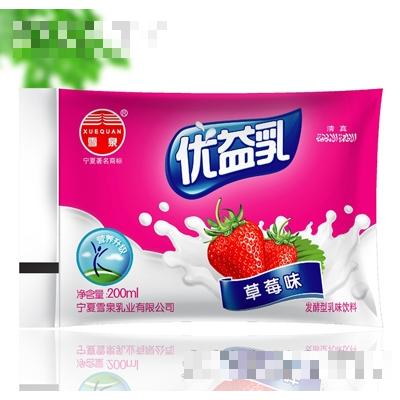 雪泉草莓酸牛奶飲品200ml