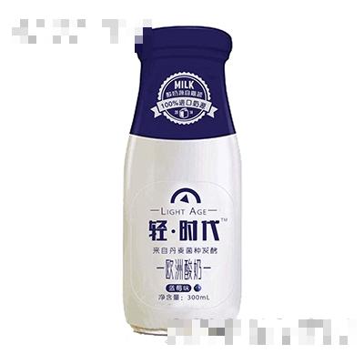 玻璃瓶輕時(shí)代歐洲酸奶藍(lán)莓味300ml