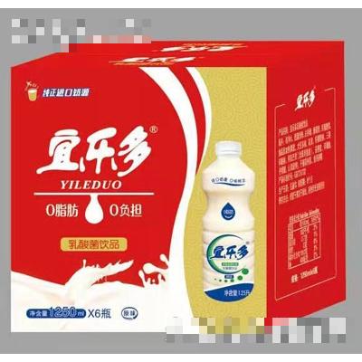 宜樂多乳酸菌飲品1250mlX6瓶