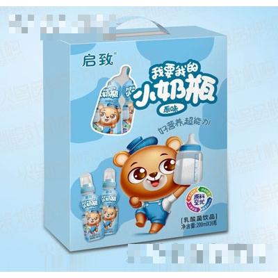 啟致小奶瓶原味乳酸菌飲品200mlX16