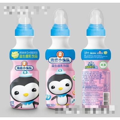 海底小縱隊(duì)益生菌乳飲品200ml
