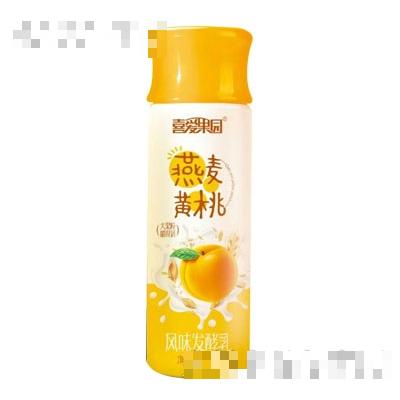 喜愛果園燕麥黃桃風味發酵乳