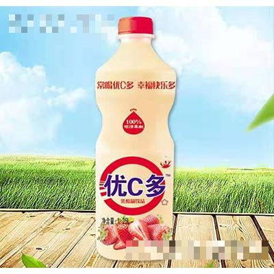 優C多乳酸菌飲品草莓味1.25L