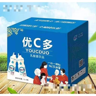 優C多乳酸菌飲料原味1Lx8瓶