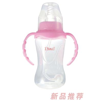 貝多愛標口水晶PP奶瓶（粉色）