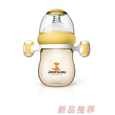 小袋鼠巴布自動按摩手柄PPSU奶瓶BP-891黃色