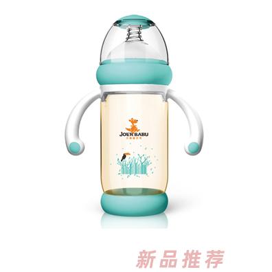 小袋鼠巴布防燙PPSU奶瓶BP-857藍色