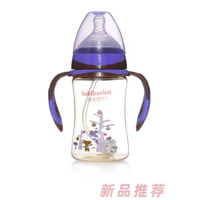 芭芘寶貝PPSU寬口徑奶瓶紫色