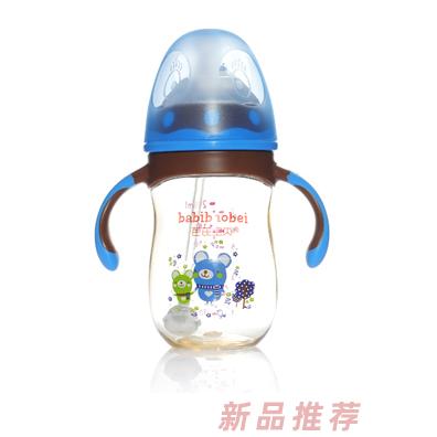 芭芘寶貝PPSU寬口徑奶瓶 藍(lán)色180ml