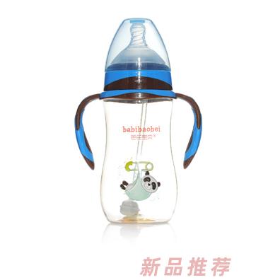 芭芘寶貝PPSU寬口徑奶瓶300ml藍(lán)色