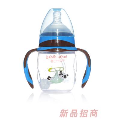 芭芘寶貝PP寬口徑熊貓圖案奶瓶180ml