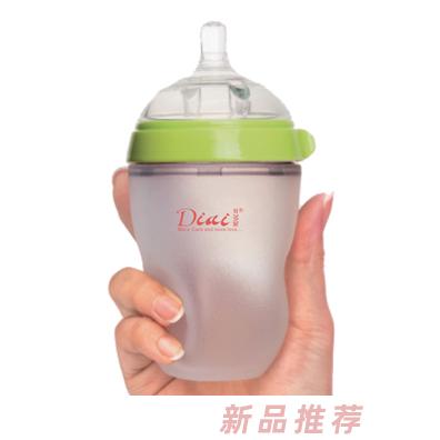 貝多愛媽媽乳感硅膠奶瓶（綠色）