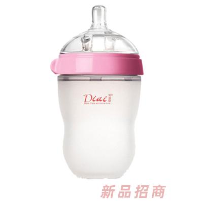 貝多愛媽媽乳感硅膠奶瓶（粉色）
