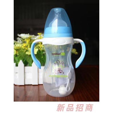 春蓓PP奶瓶300ML 藍色