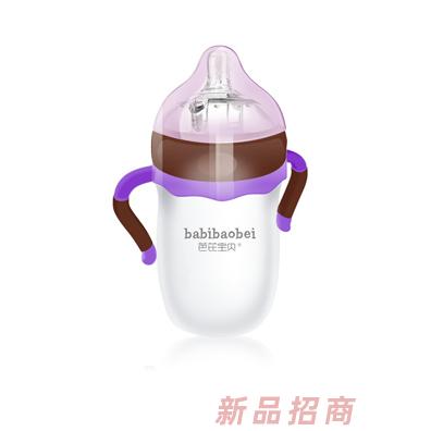 芭芘寶貝全硅膠奶瓶 紫色