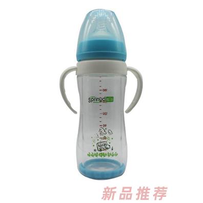 春蓓雙層防爆玻璃奶瓶藍色