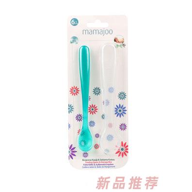 mamajoo喂食勺-綠白兩色