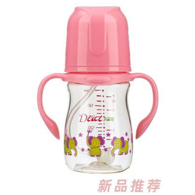 貝多愛卡通黃金奶瓶（粉色）