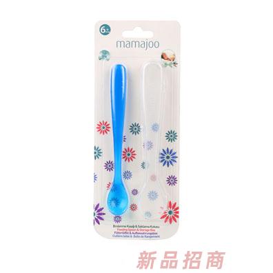 mamajoo喂食勺-藍白兩色