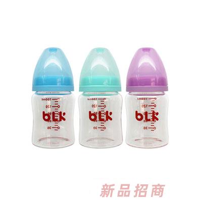 貝樂康小流量寬口徑玻璃奶瓶150ml