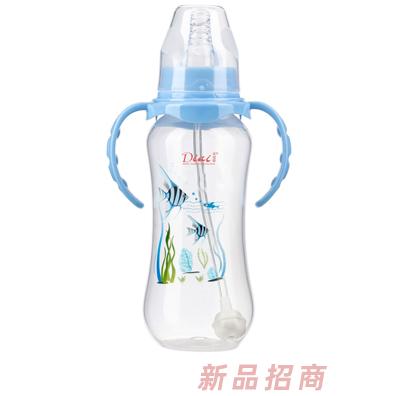 貝多愛標口水晶PP奶瓶（藍色）