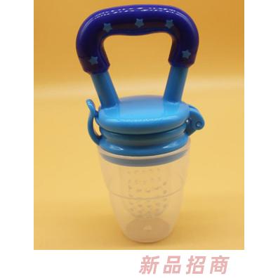 春蓓簡易輔食咬咬袋藍色