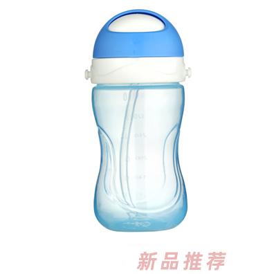 小蘋果吸管水杯 藍色