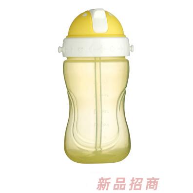 小蘋果吸管水杯 黃