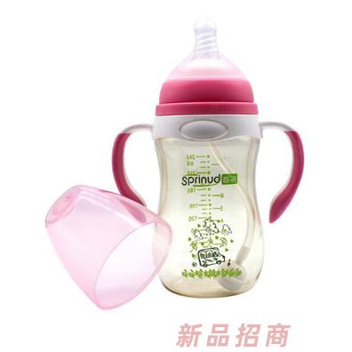 春蓓PPSU嬰兒奶瓶紅色