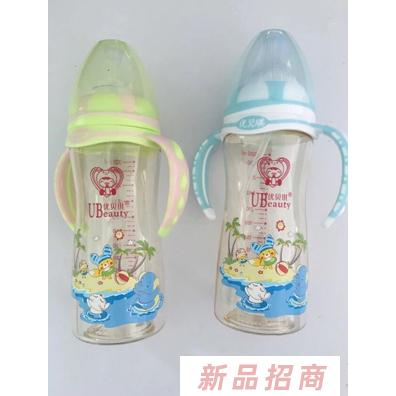 優(yōu)貝琪卡通圖案奶瓶