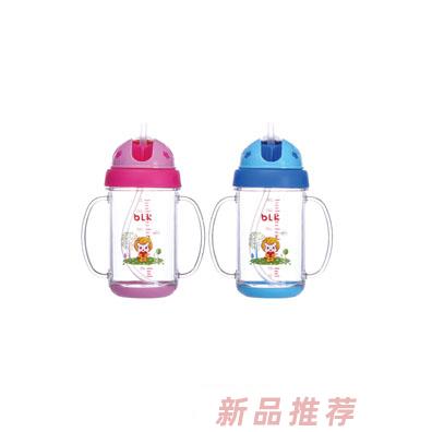 貝樂康晶透雙耳學飲杯280ml