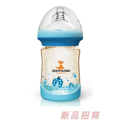 小袋鼠巴布PPSU奶瓶BP-801藍(lán)色