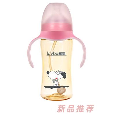 小頑曈PPSU奶瓶300ml粉色