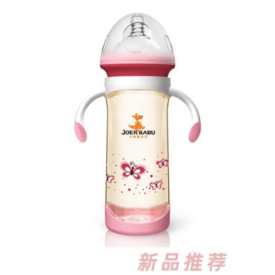 小袋鼠巴布PPSU奶瓶BP-803粉色