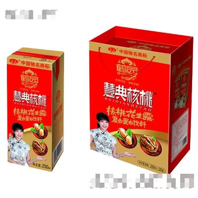 慧典核桃核桃花生露苗條利樂磚