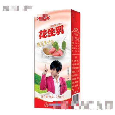 三元花生乳植物蛋白飲料250ml