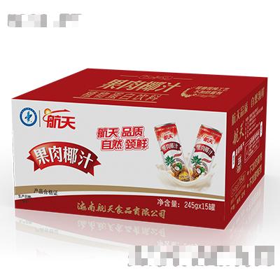 245gX15罐航天果肉椰汁植物蛋白飲料箱裝
