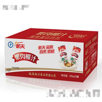 245gX24罐航天果肉椰汁植物蛋白飲料箱裝