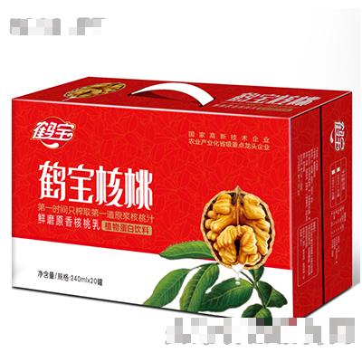 240ml×20罐鶴寶核桃鮮磨原香核桃乳植物蛋白飲料