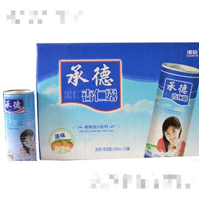 澳然承德杏仁露240mlx20罐