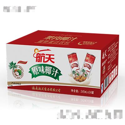 245mlX24罐航天原味椰汁植物蛋白飲料箱裝