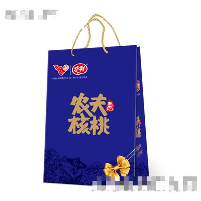 農夫核桃生態型核桃乳1×16(20)矮罐手提袋藍色