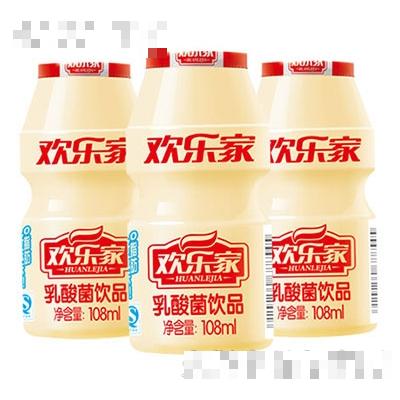 歡樂家108ml乳酸菌飲品