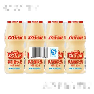 歡樂家180mlx4乳酸菌飲品