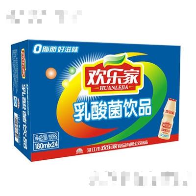 歡樂家180mlx24乳酸菌飲品