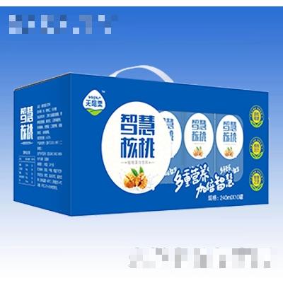 無阻栗智慧核桃植物蛋白飲料240mlX10罐開天窗禮盒