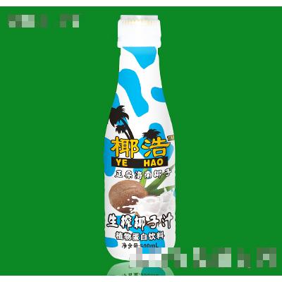 椰浩500mL迷彩椰子汁標簽效果圖