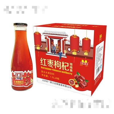 格格美紅棗枸杞復合水果飲料1.5L×6瓶