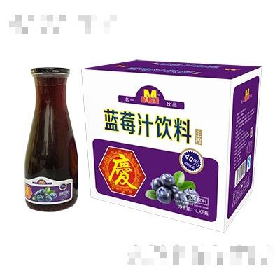 格格美藍莓汁飲品1L×6瓶