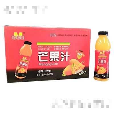 格格美芒果汁550mlx15